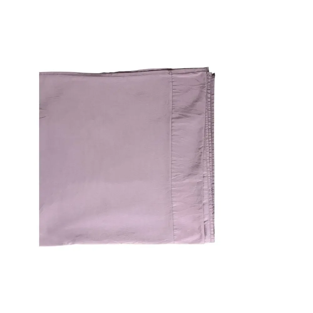 Solid Purple Microfiber Flat Sheet Queen Size Bedding 104x86 Polyester